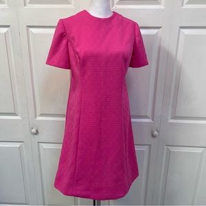 Vintage A-Line Short Sleeve Pink Dress Size M-L